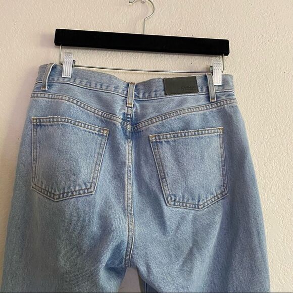 LF Carmar Blue Ripped Alexander Hannah Baggy Trendy Distressed Boyfriend Jeans - Picture 10 of 11